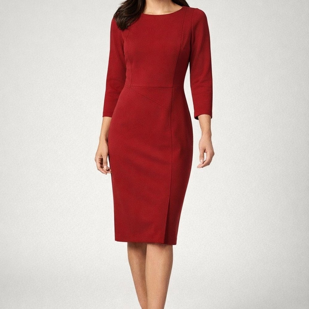 Lafayette 148 New York Career Sheath Pencil Dress Size 6
